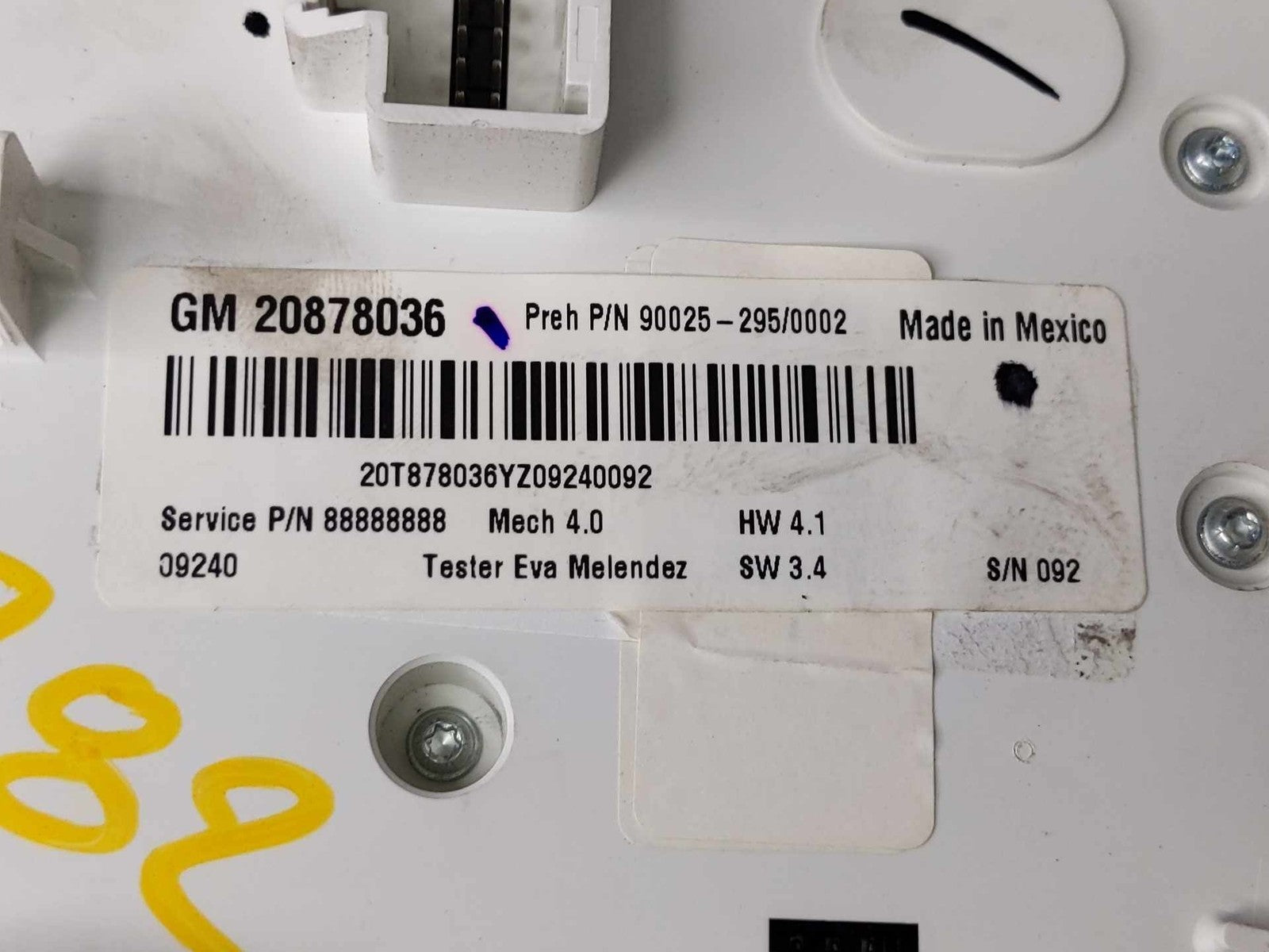 Audio & Visual Equip.(radio) CHEVY EQUINOX 10 117