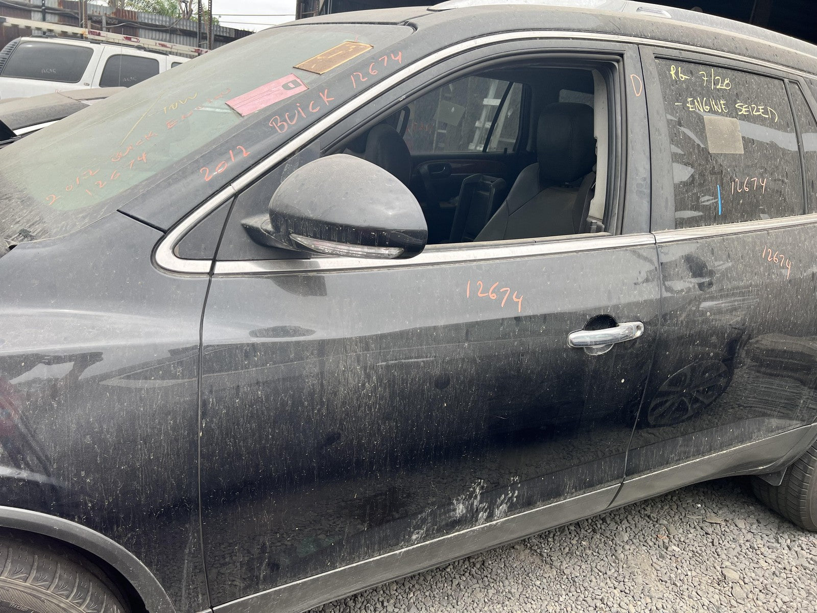 Left Driver Side Door Mirror For 2008-2017 BUICK ENCLAVE9