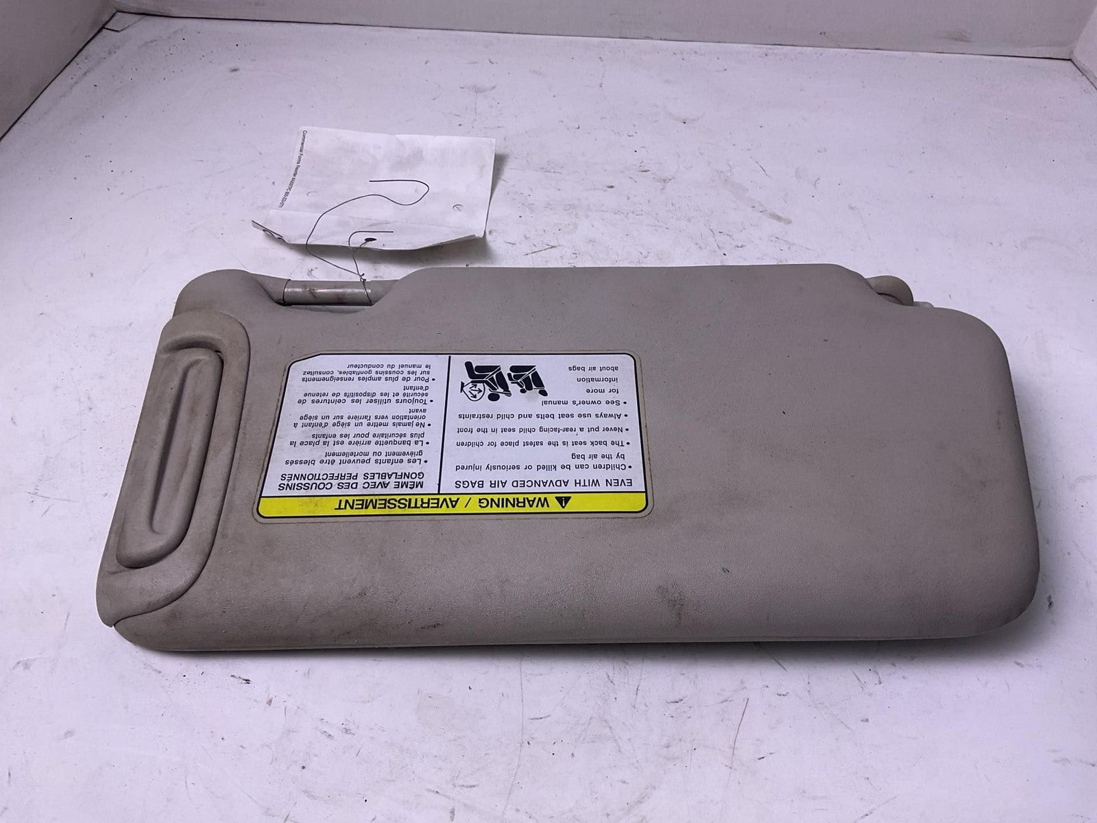 Sun Visor NISSAN VERSA Left 16 17 18 192