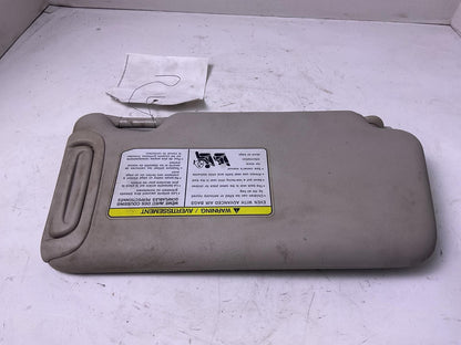 Sun Visor NISSAN VERSA Left 16 17 18 192