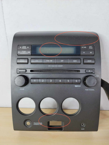 Audio & Visual Equip.(radio) NISSAN TITAN 04 051