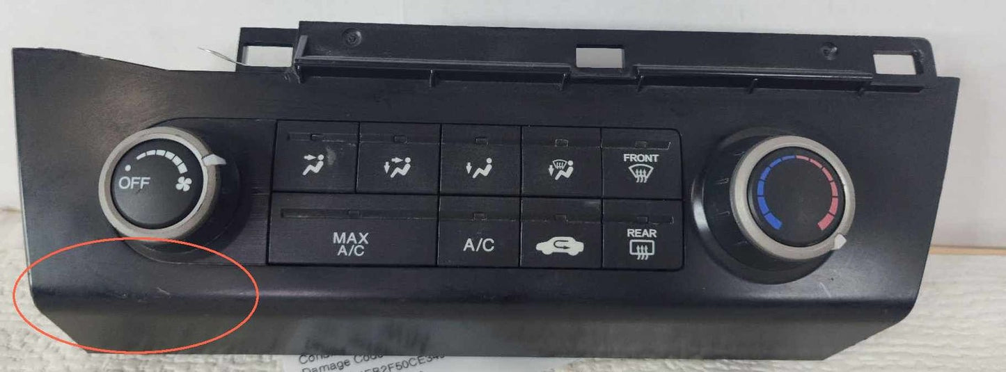 Heater A/c Control HONDA CIVIC 120