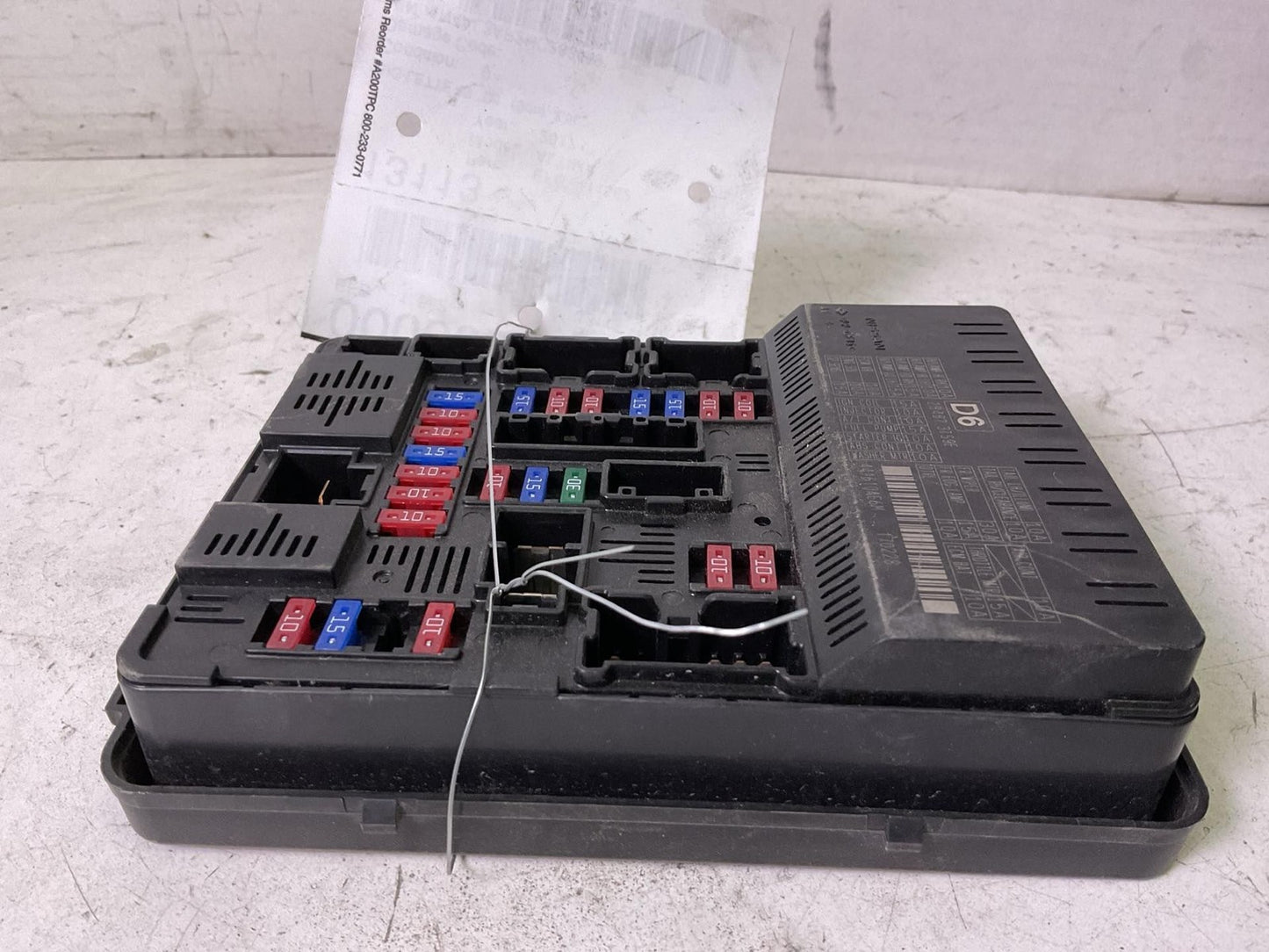 Engine Fuse Box NISSAN ALTIMA 16 172