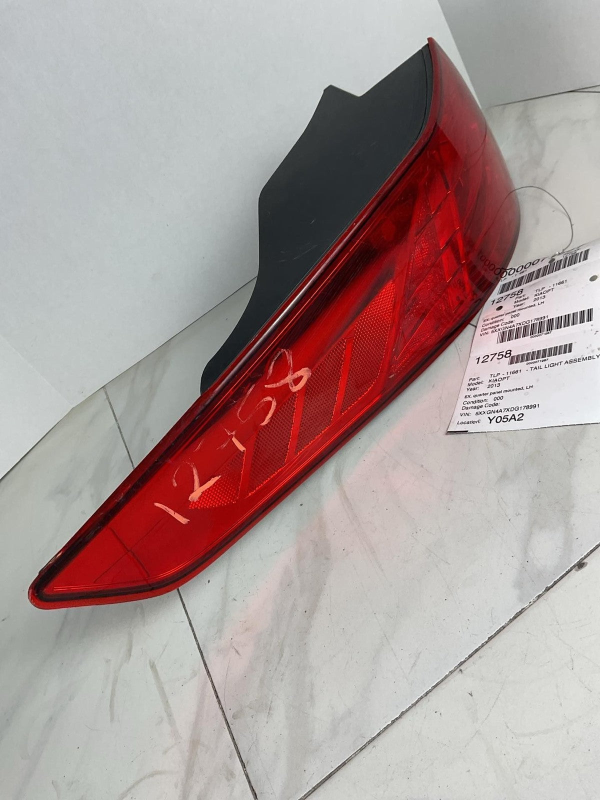 Tail Light Assembly KIA OPTIMA Left 11 12 130
