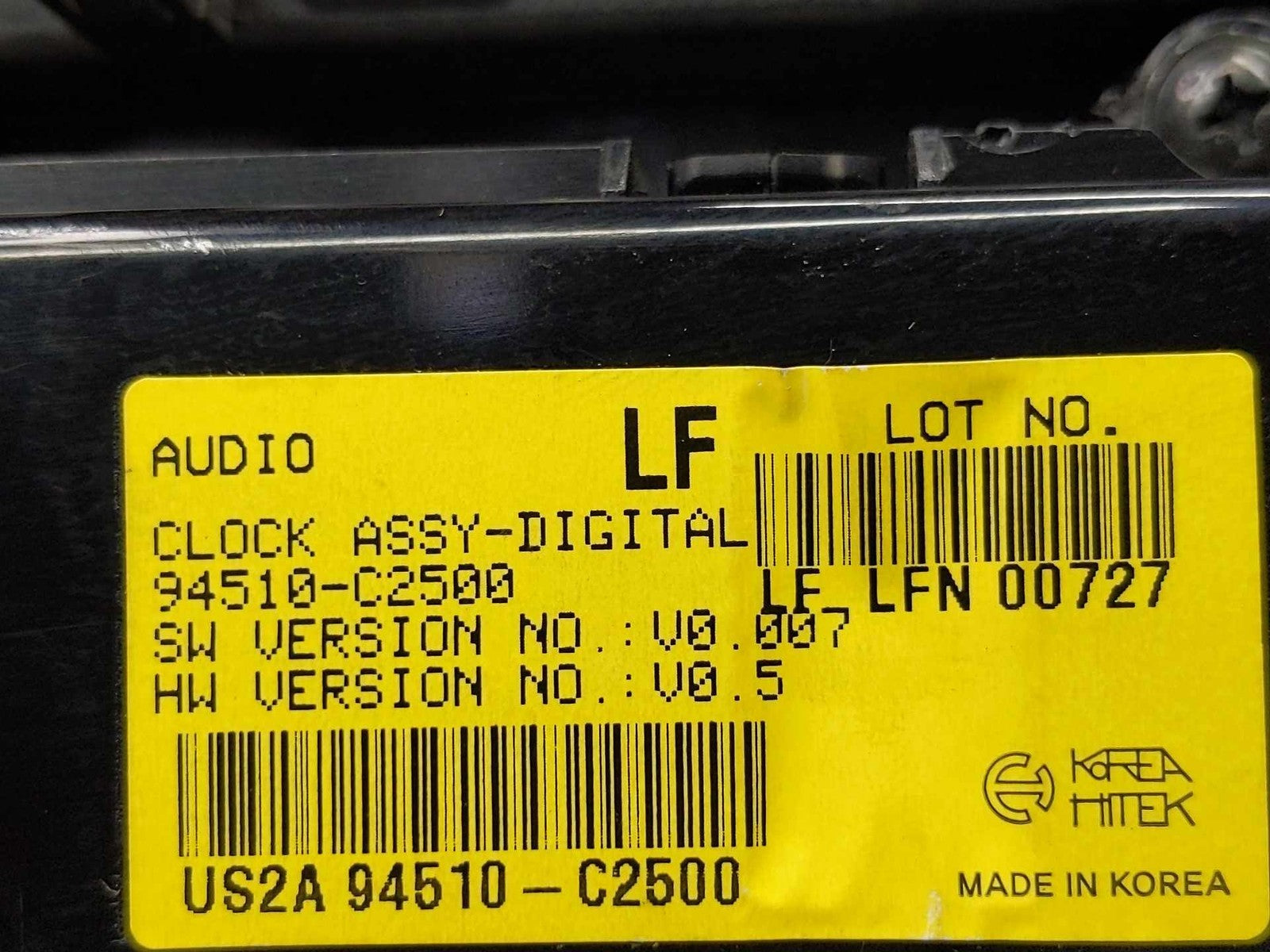 Heater A/c Control HYUNDAI SONATA 15 16 177