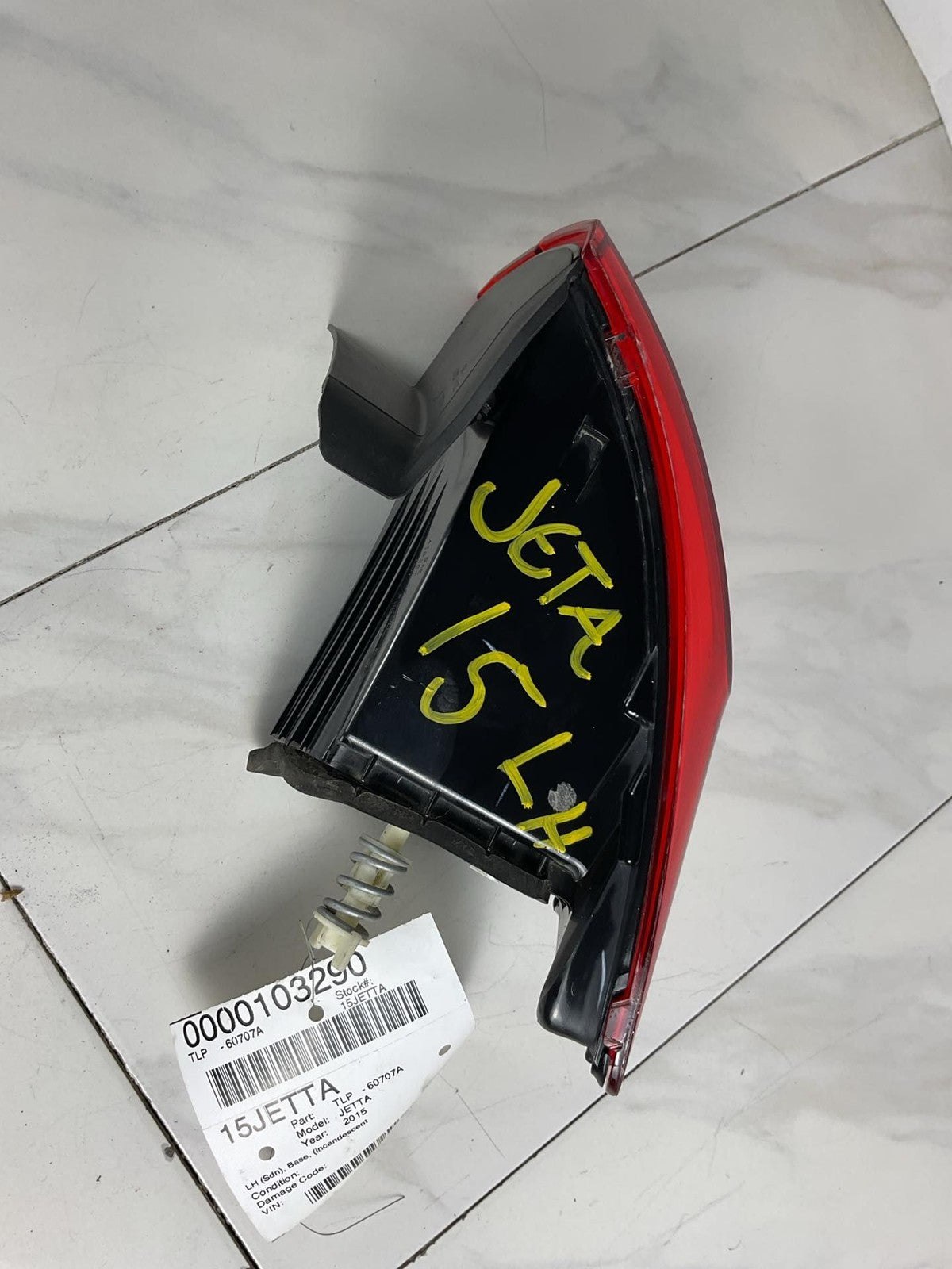 Tail Light Assembly JETTA EXCEPT GLI Left 15 161