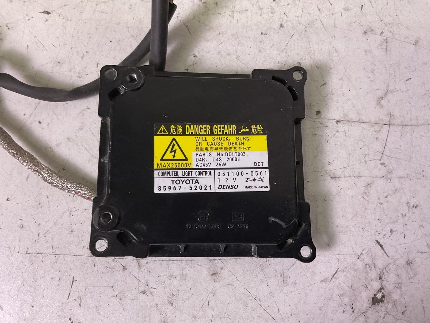 Headlamp Ballast LEXUS ES350 Right 142