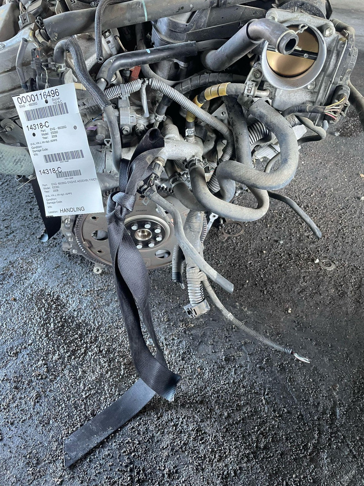 2007-2009 Lexus ES350 3.5L Engine 2GR-FE V6 Motor Assembly OEM1