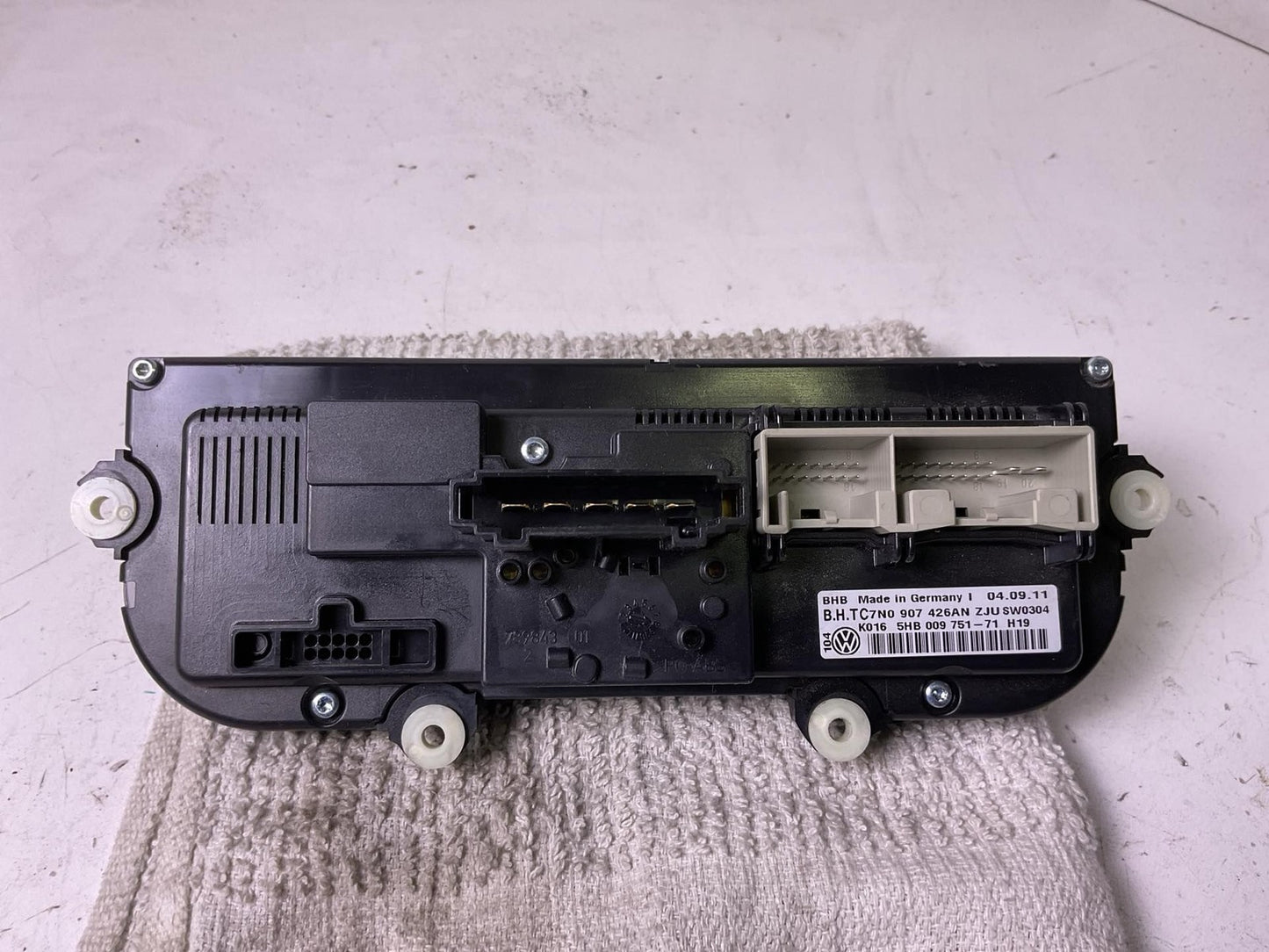 Heater A/c Control GOLF EXCEPT GTI 12 13 144