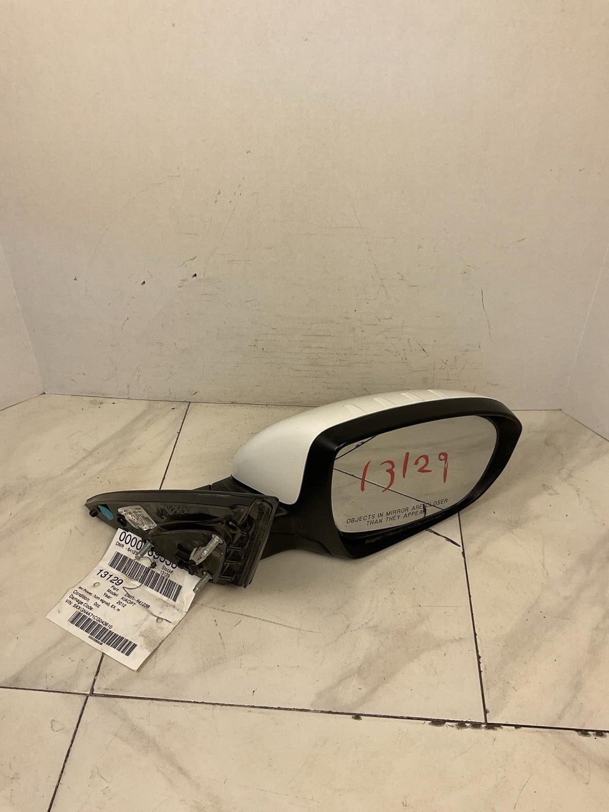 Right Passenger Side Door Mirror for 2012-2013 KIA OPTIMA0