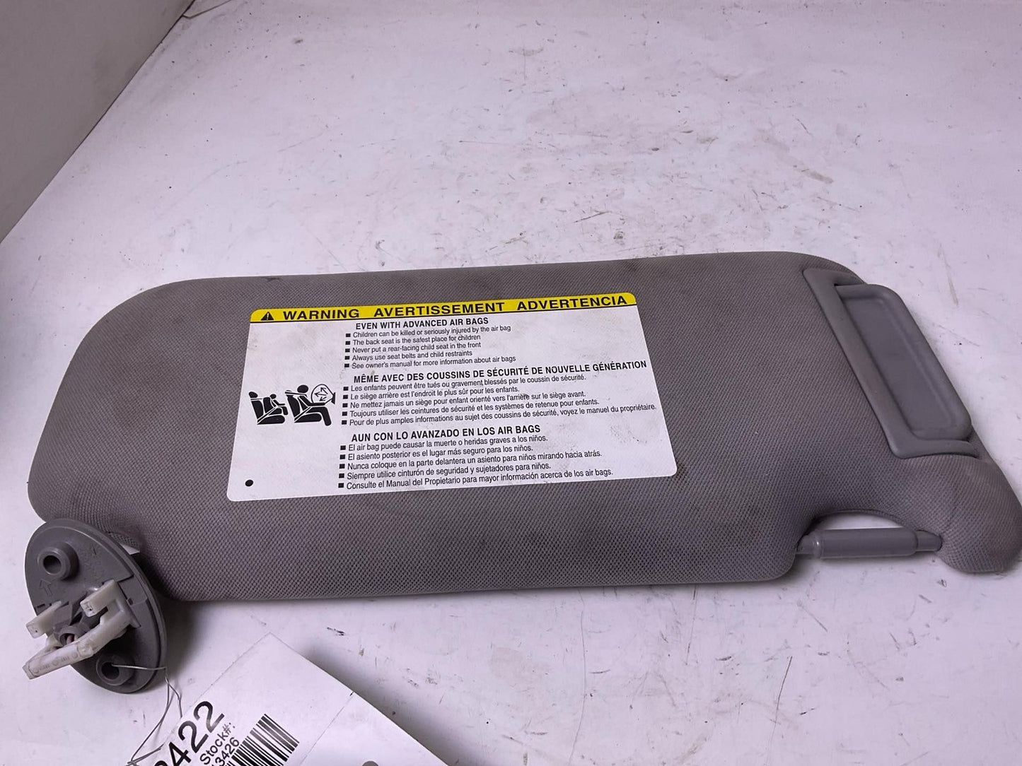Sun Visor TOYOTA CAMRY Left 18 19 20 21 22 23 241