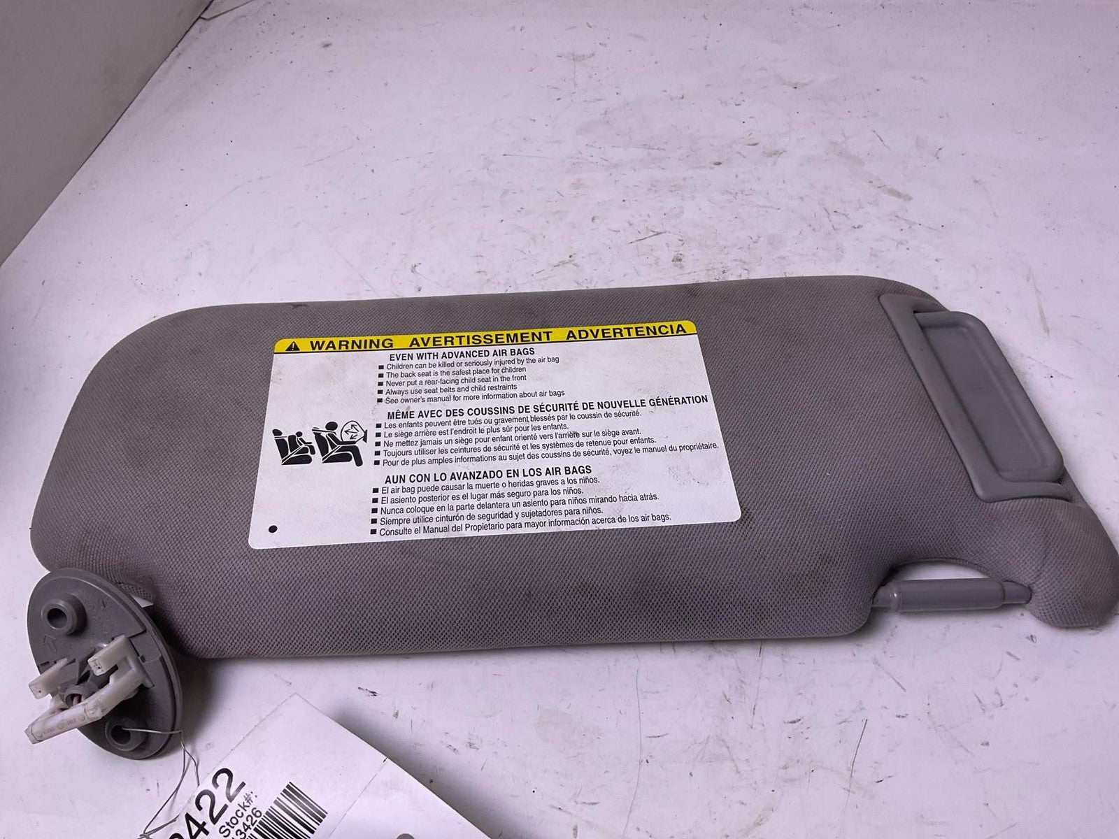 Sun Visor TOYOTA CAMRY Left 18 19 20 21 22 23 241
