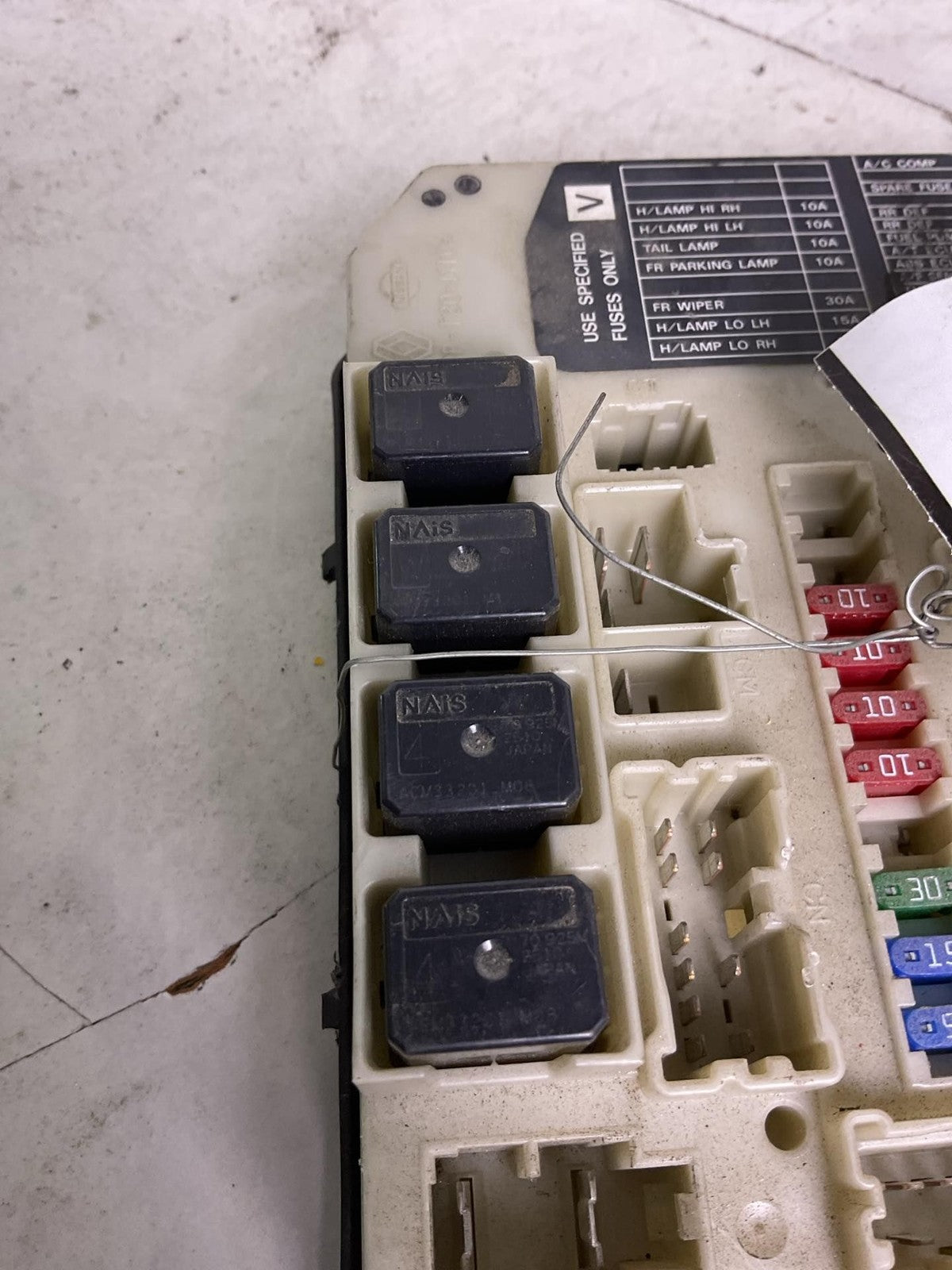 Engine Fuse Box ROGUE EXCEPT SPORT 08 09 103