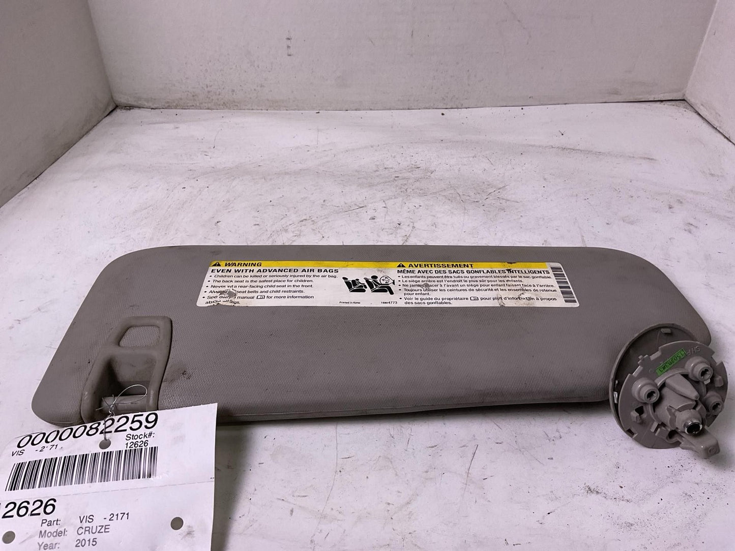 Sun Visor CHEVY CRUZE Right 11 12 13 14 15 160