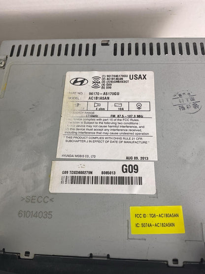 Audio & Visual Equip.(radio) HYUNDAI ELANTRA 11 12 131