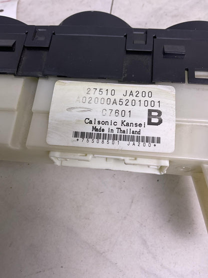 Heater A/c Control NISSAN ALTIMA 07 083