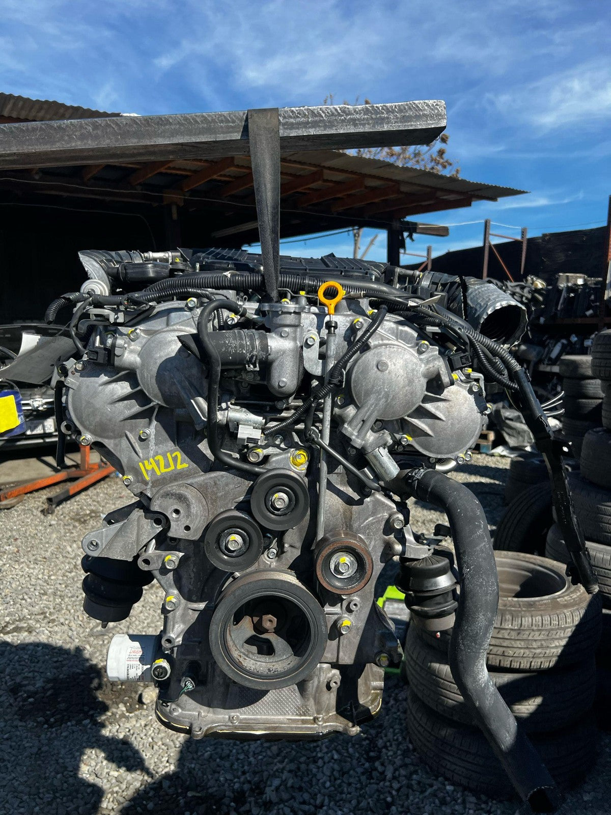 2013 Infiniti M37 3.7L VQ37VHR V6 Engine Assembly OEM5