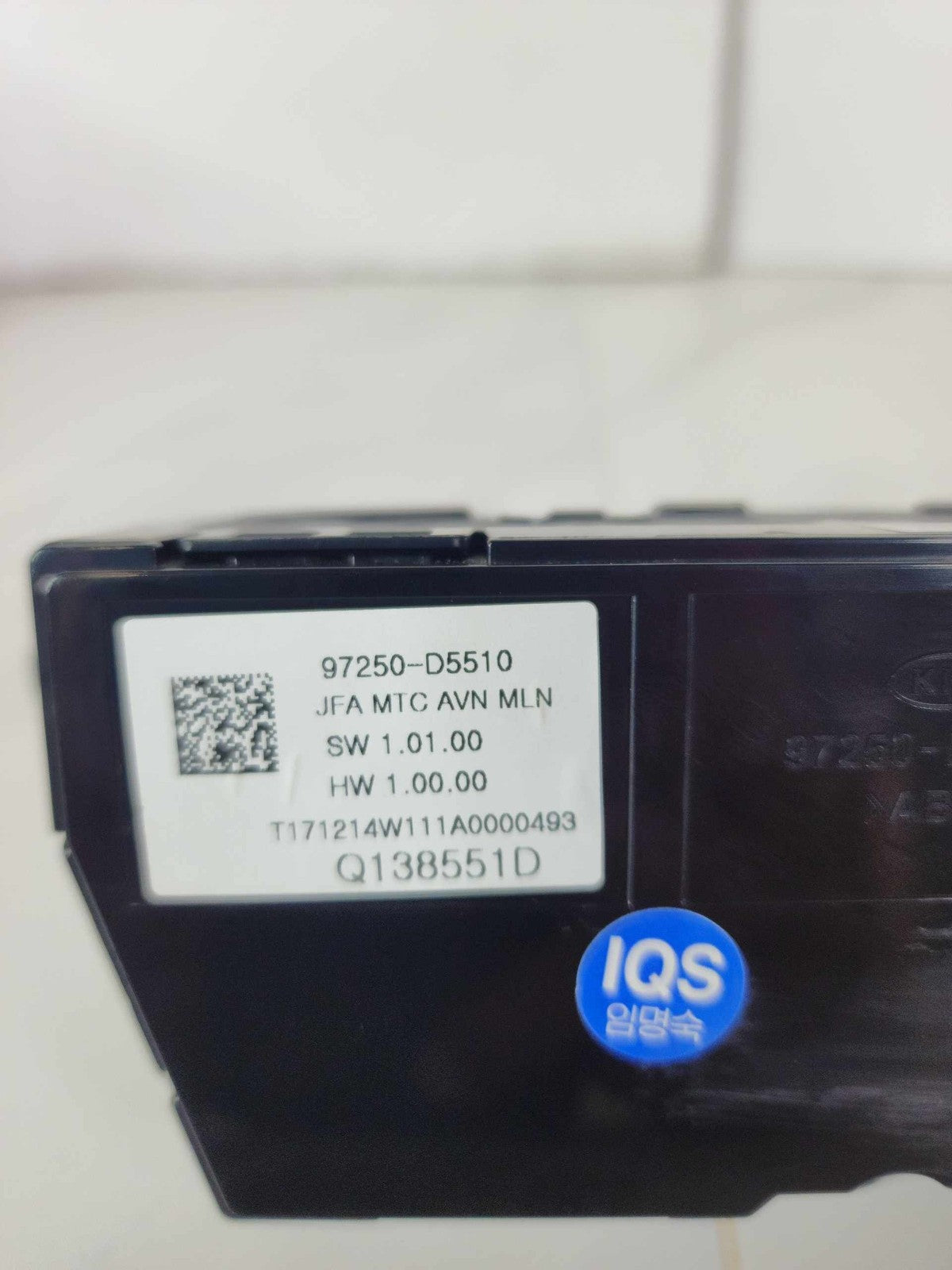 Heater A/c Control KIA OPTIMA 16 17 185