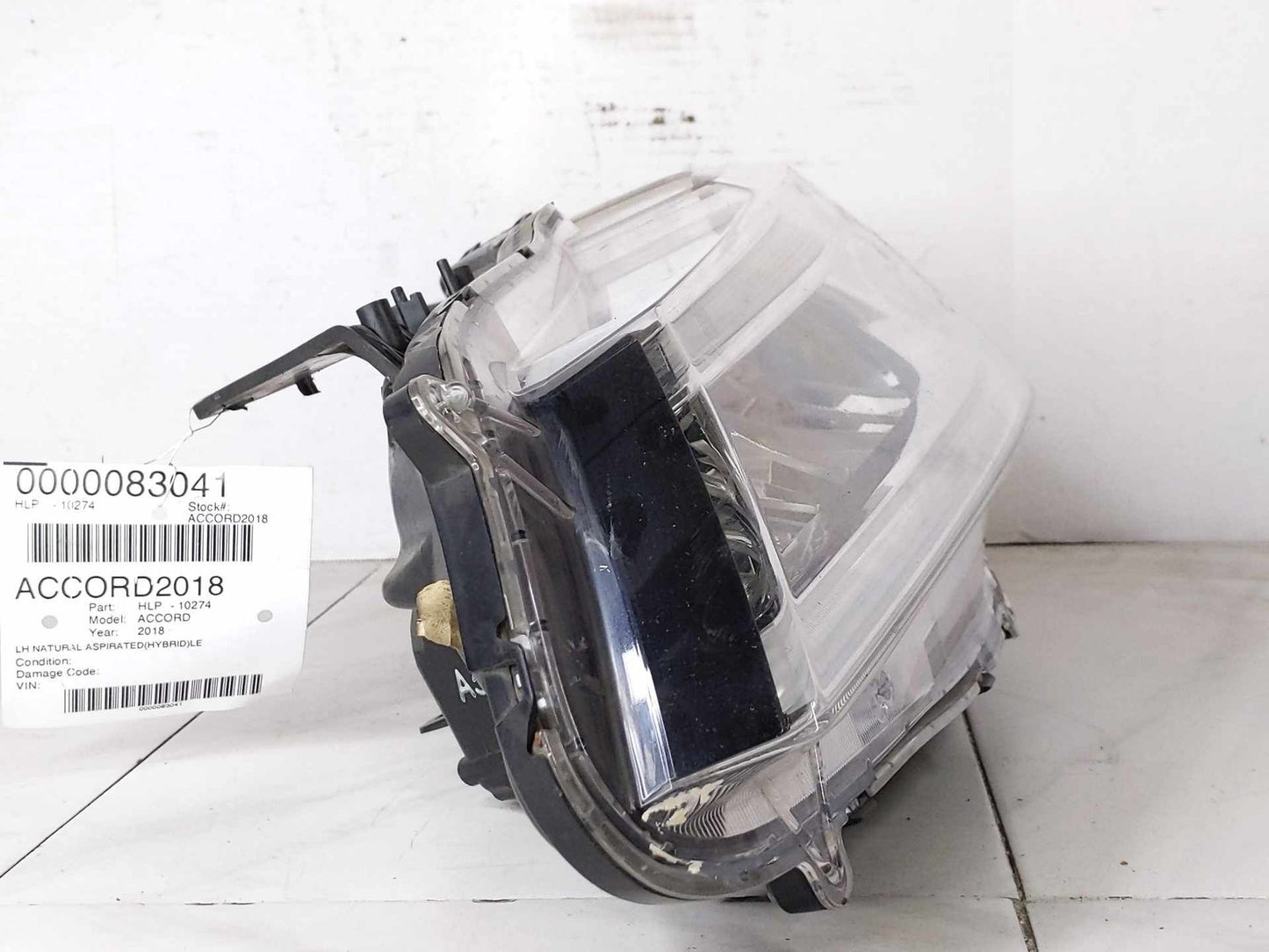 Headlamp Assembly HONDA ACCORD Left 18 19 201