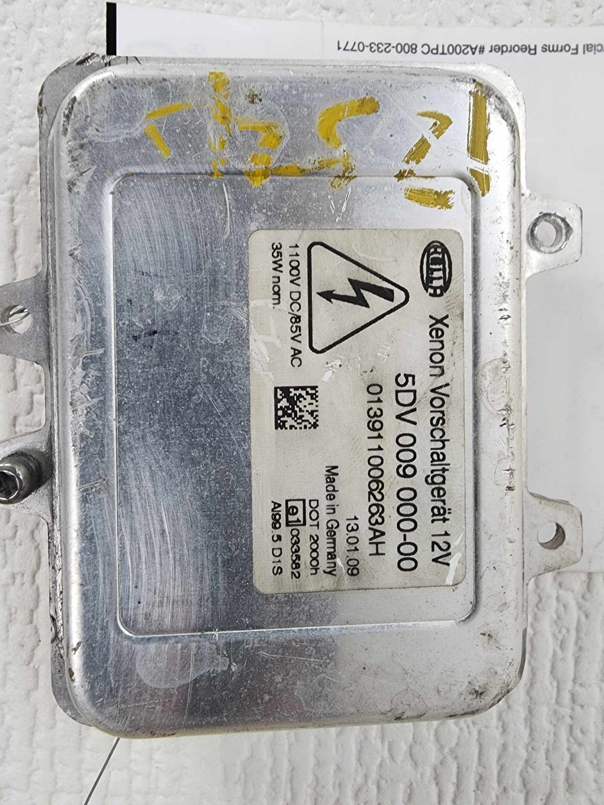 Headlamp Ballast BMW 535I Right 090