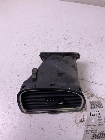 Air Cond./heater Vents GOLF EXCEPT GTI 124
