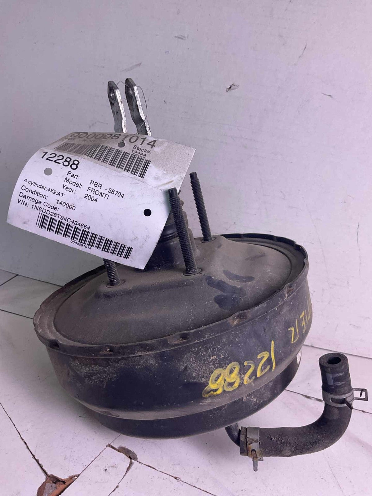 Power Brake Booster NISSAN FRONTIER 98 99 00 01 02 03 042