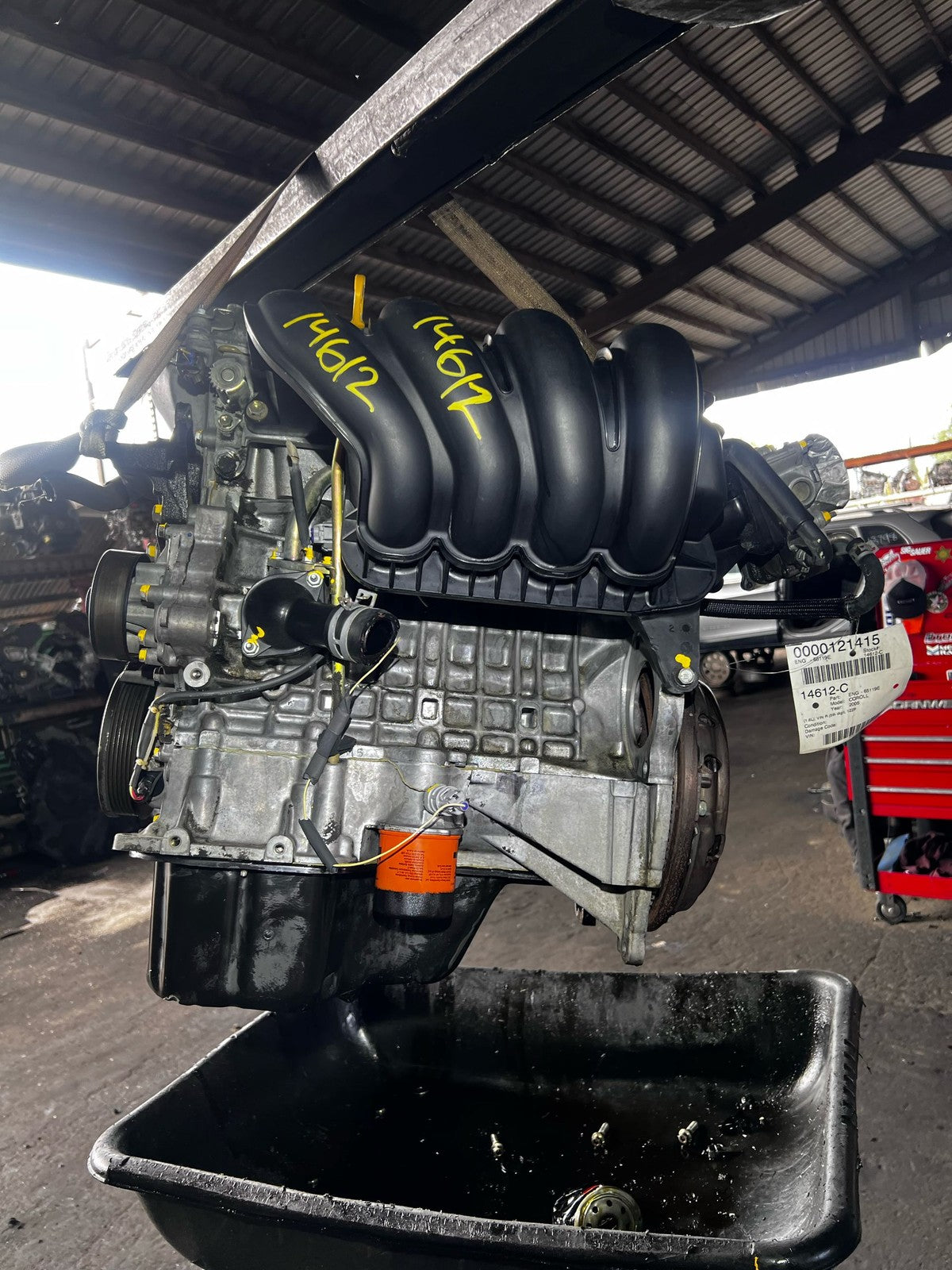 2005 Toyota Corolla S 1.8L Engine 1ZZ-FE OEM VVT-i VIN R Fits 03-08 Matrix Vibe2