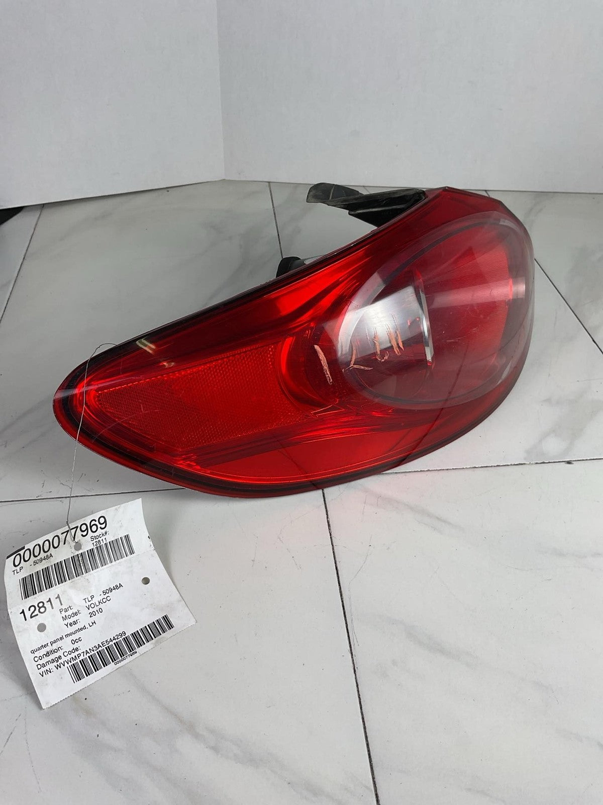 Tail Light Assembly VW CC Left 09 10 11 121