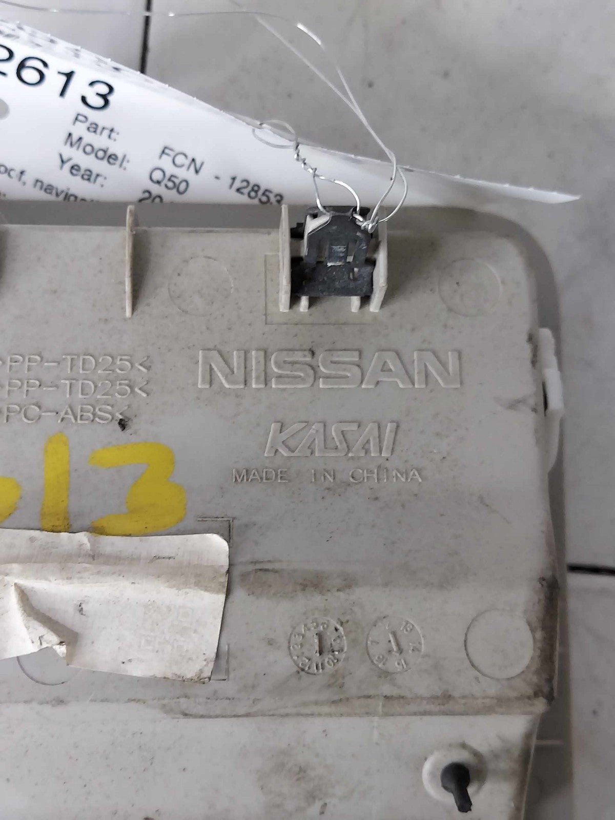 Overhead Console INFINITI Q50 16 17 18 19 20 21 22 234