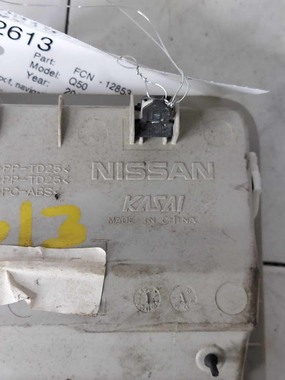 Overhead Console INFINITI Q50 16 17 18 19 20 21 22 234