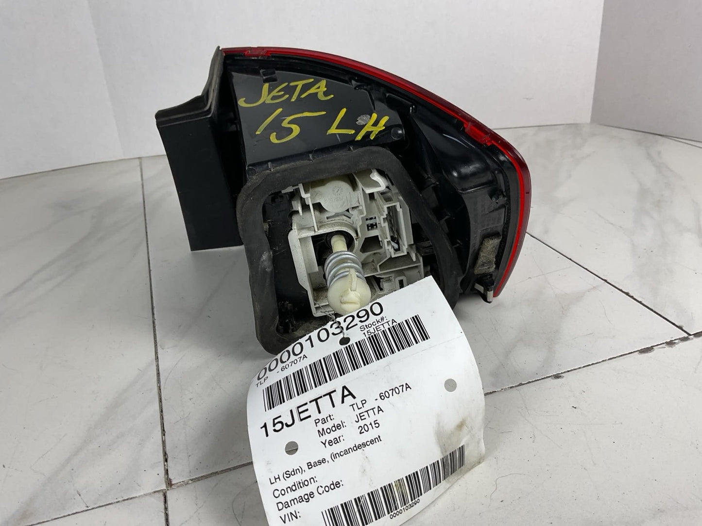 Tail Light Assembly JETTA EXCEPT GLI Left 15 163