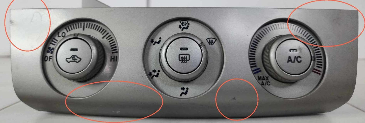 Heater A/c Control TOYOTA SOLARA 07 081
