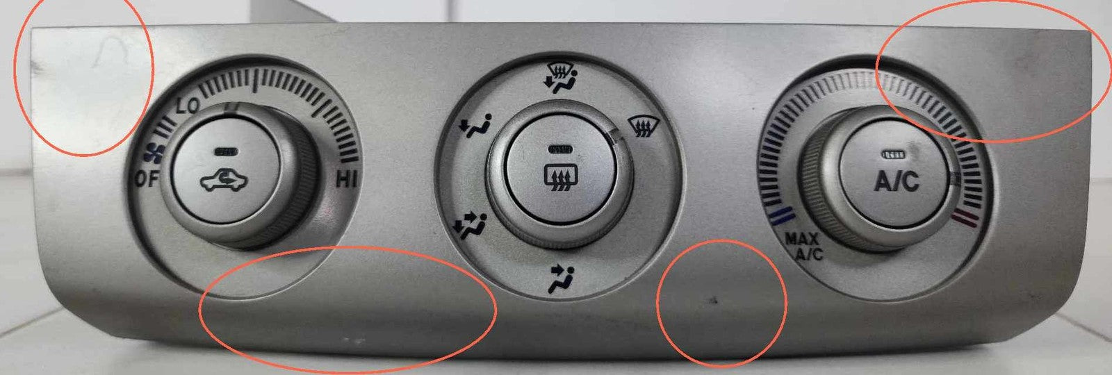 Heater A/c Control TOYOTA SOLARA 07 081