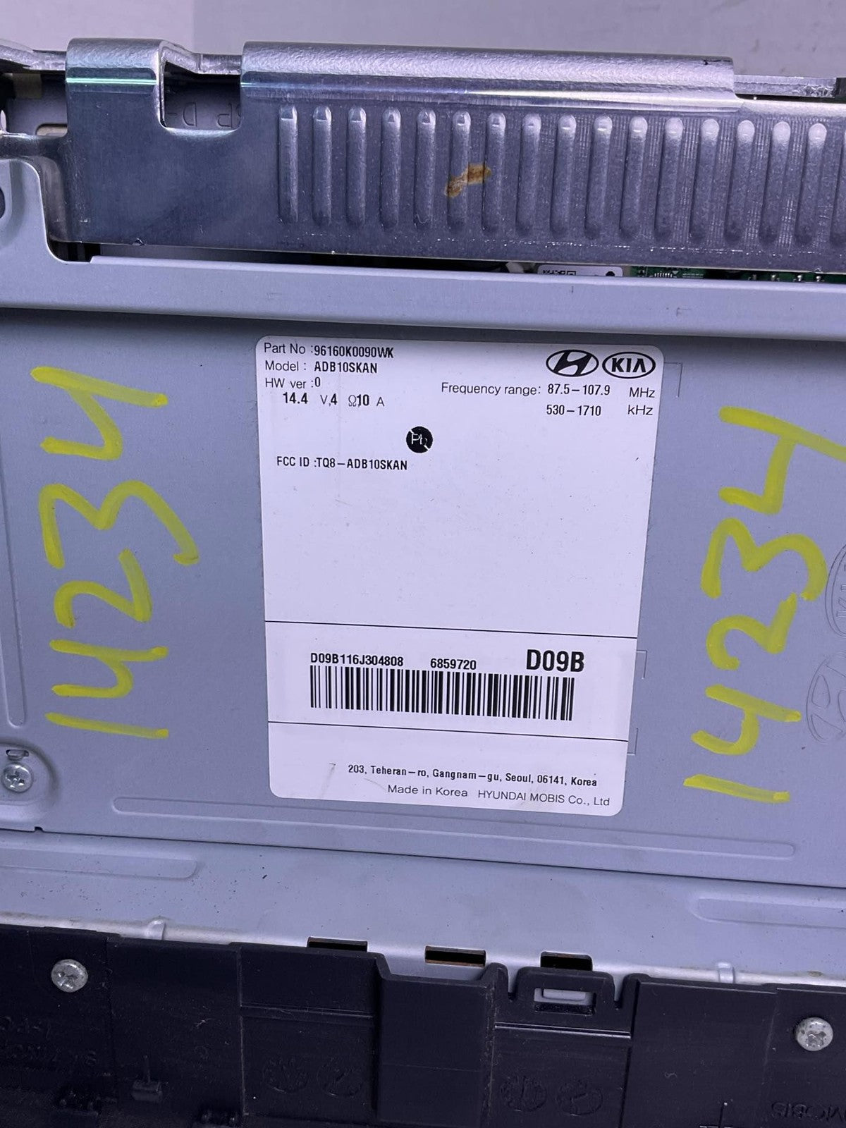 Audio & Visual Equip.(radio) KIA SOUL 20 212