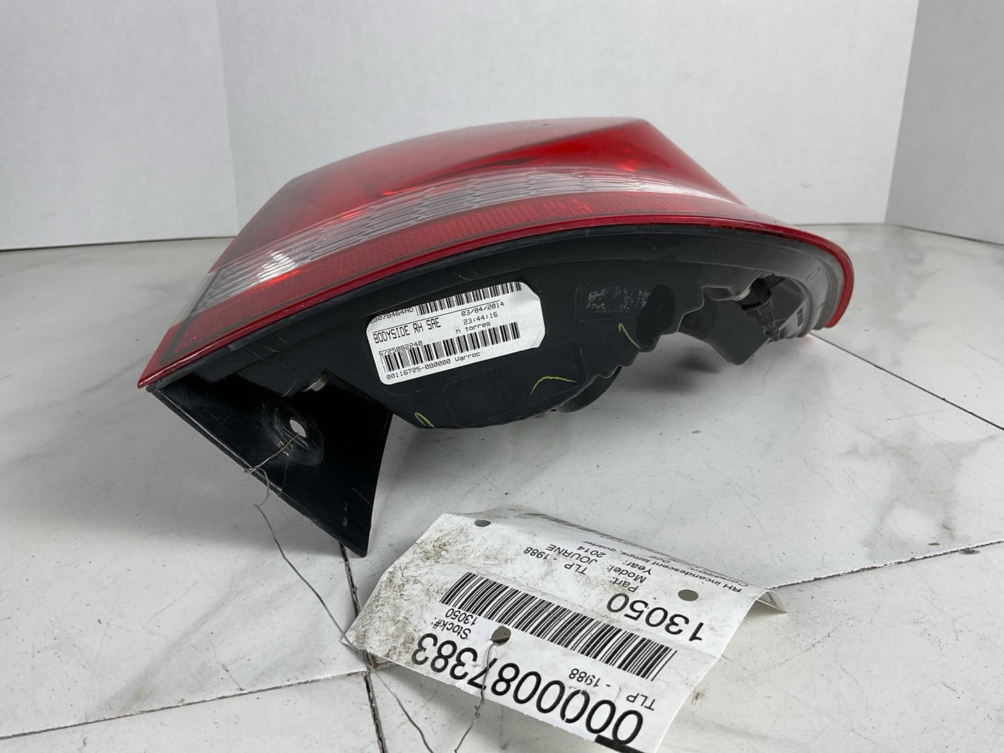 Tail Light Assembly DODGE JOURNEY Right 10 11 12 13 14 15 16 17 18 19 204