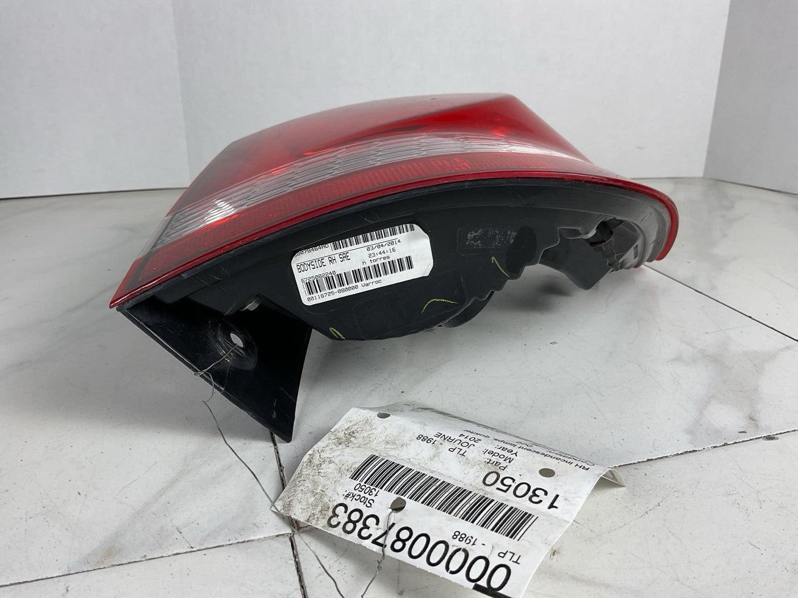 Tail Light Assembly DODGE JOURNEY Right 10 11 12 13 14 15 16 17 18 19 204