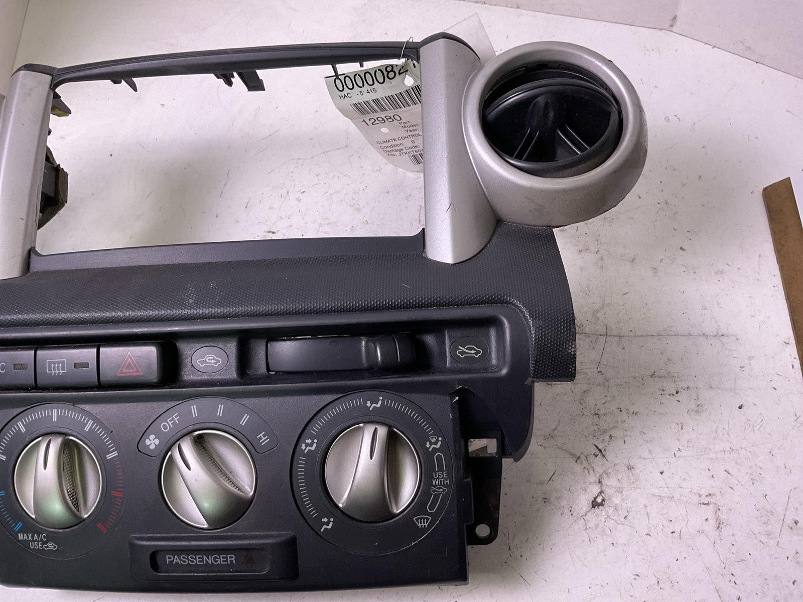 Heater A/c Control SCION XA 04 05 062