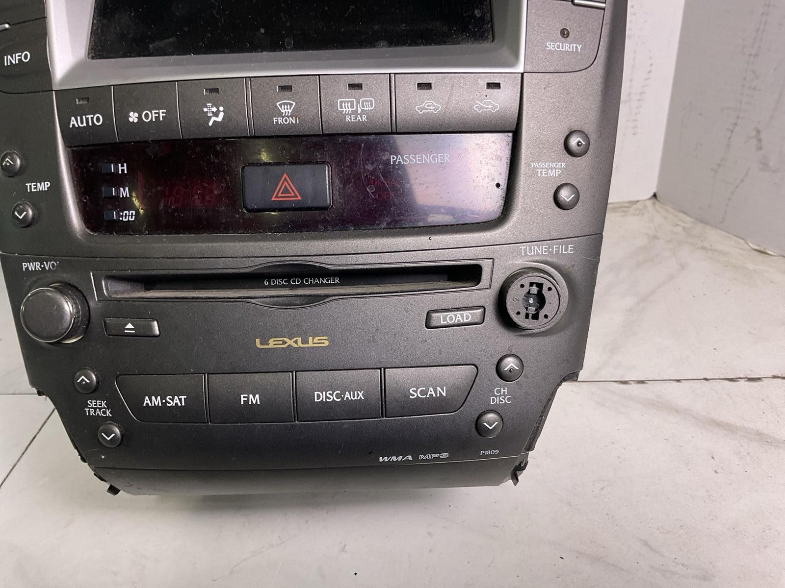 Audio & Visual Equip.(radio) LEXUS IS250 06 07 081