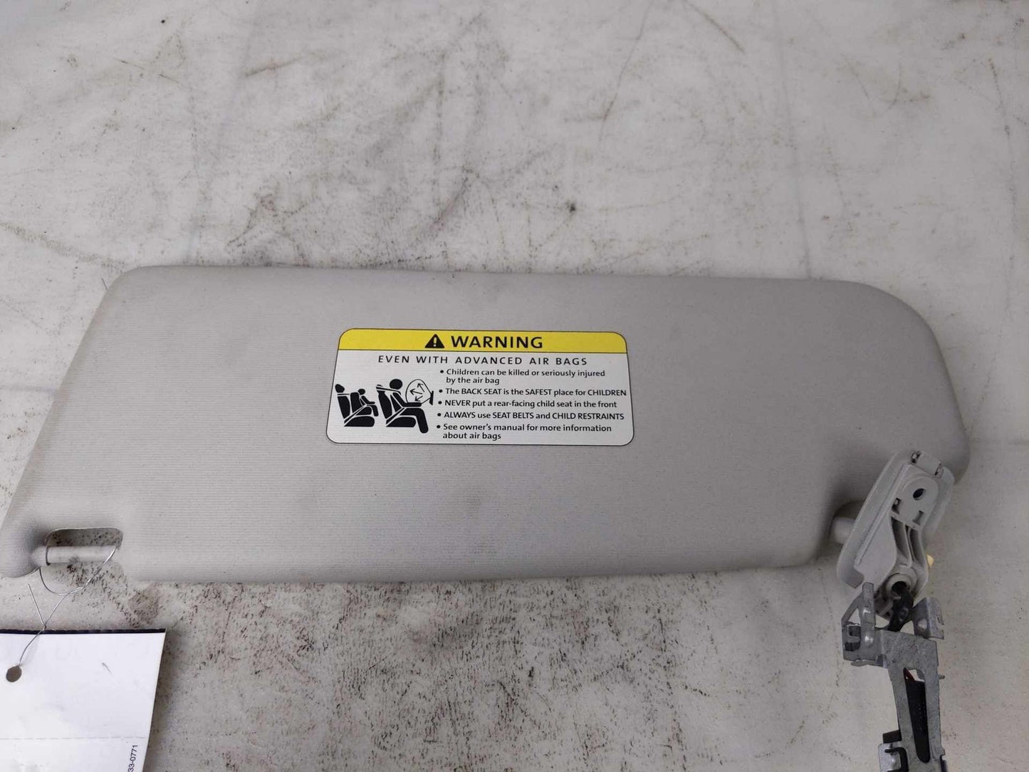 Sun Visor GOLF EXCEPT GTI Right 10 11 12 13 141