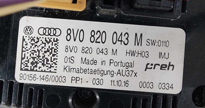 Heater A/c Control AUDI A3 174