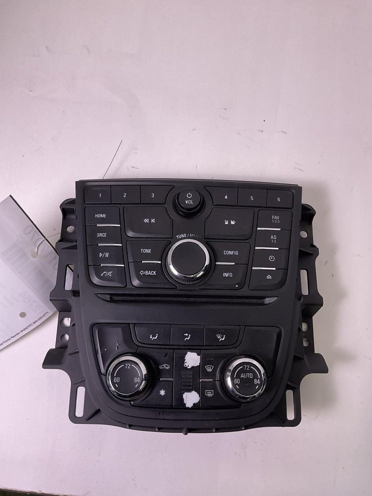 Heater A/c Control BUICK VERANO 12 13 14 150