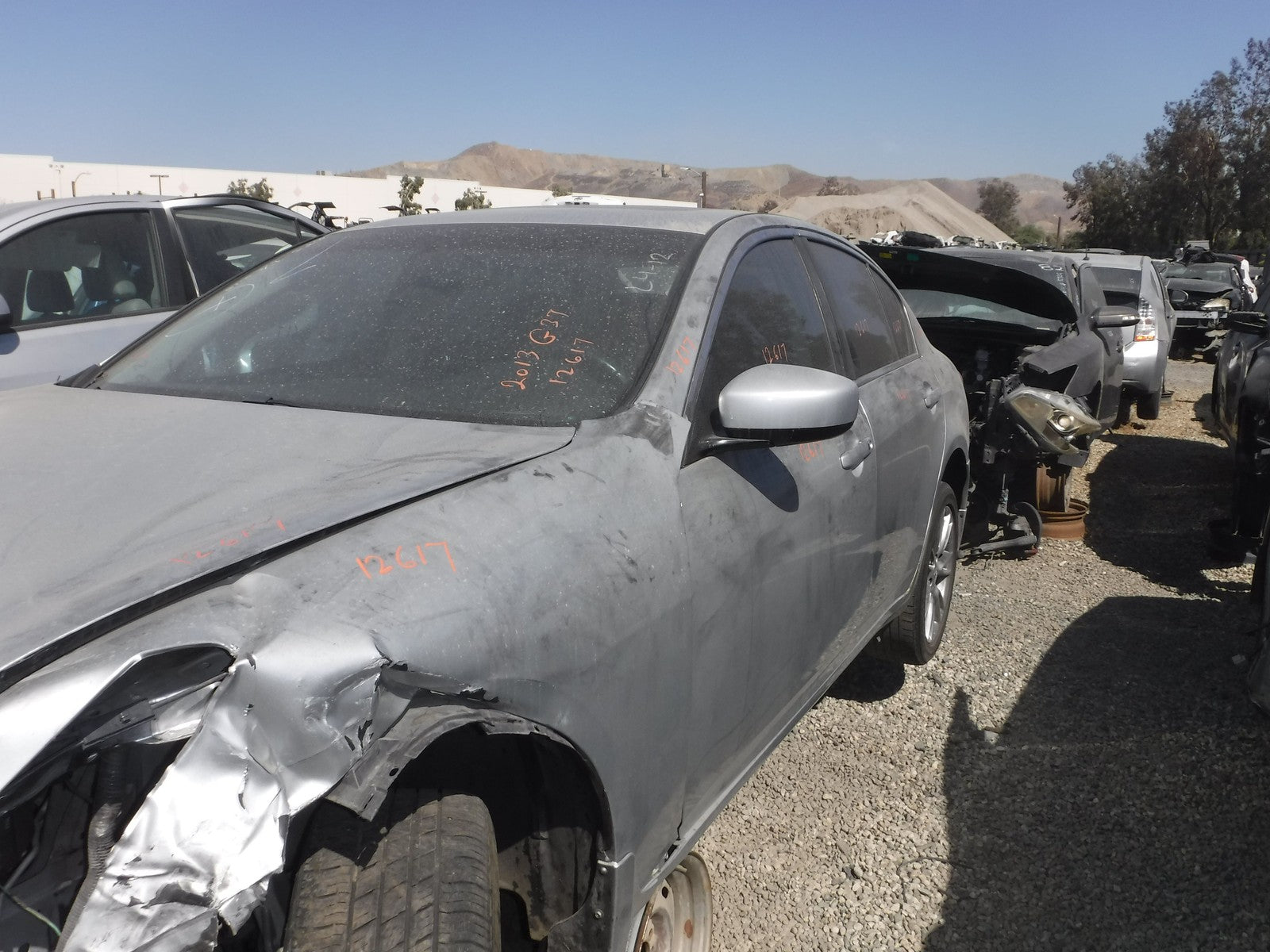 Sun Visor INFINITI G37 Right 09 10 11 12 130