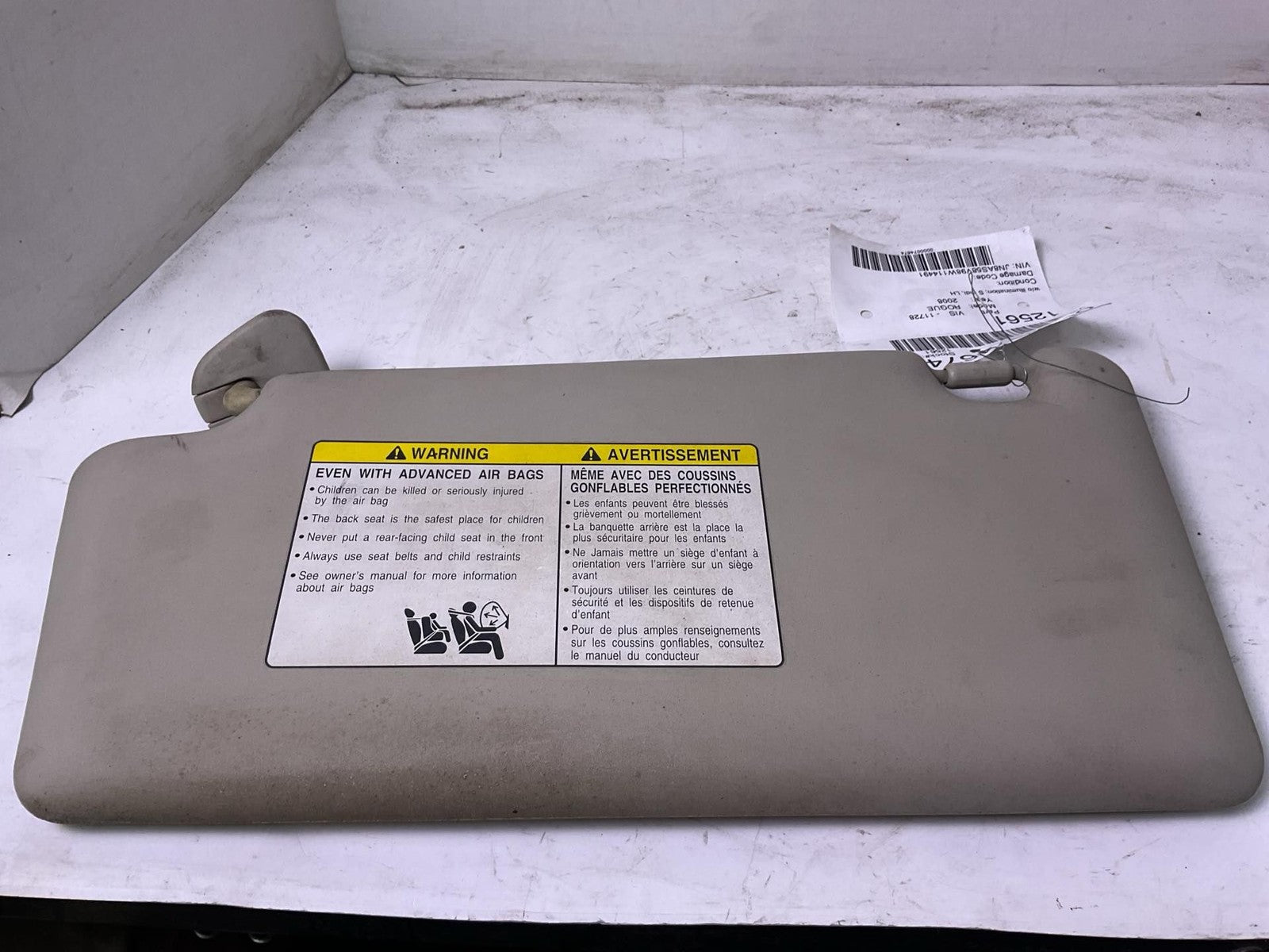 Sun Visor ROGUE EXCEPT SPORT Left 08 09 101