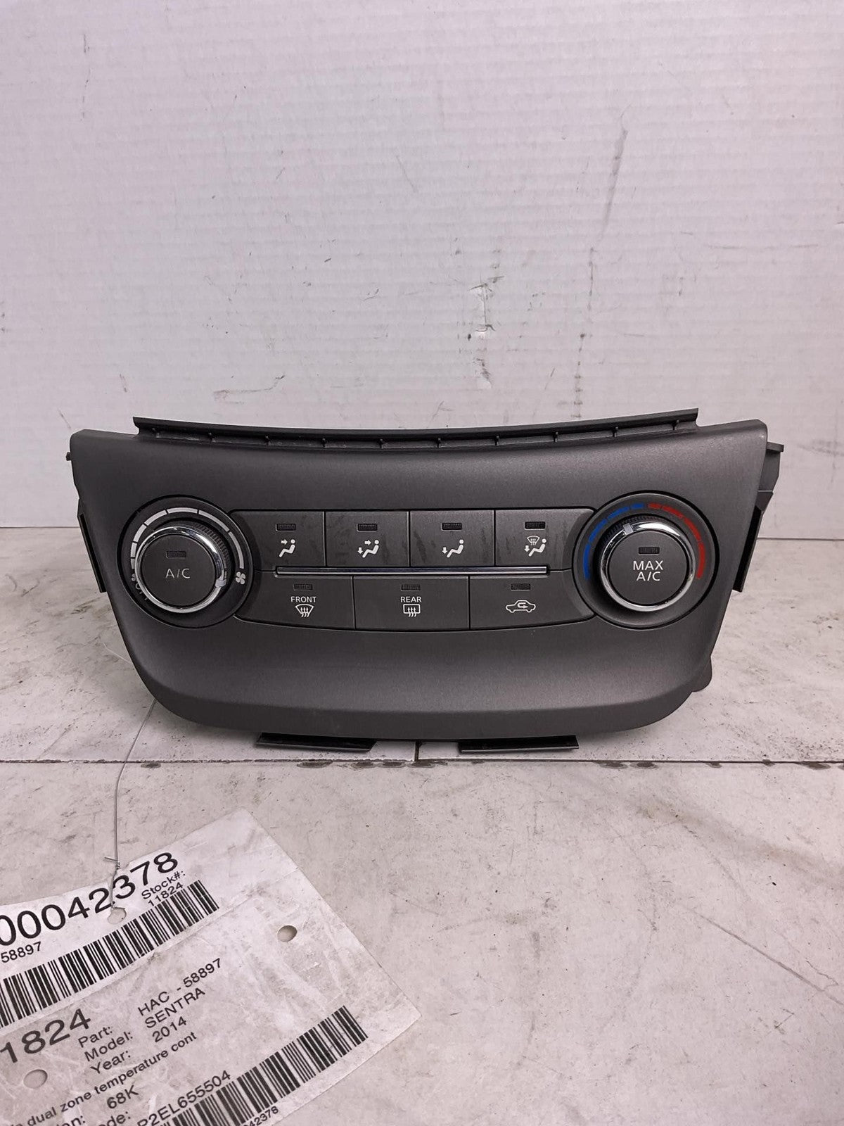 Heater A/c Control NISSAN SENTRA 13 140
