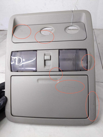 Overhead Console NISSAN PATHFINDER 05 06 07 08 09 10 11 129
