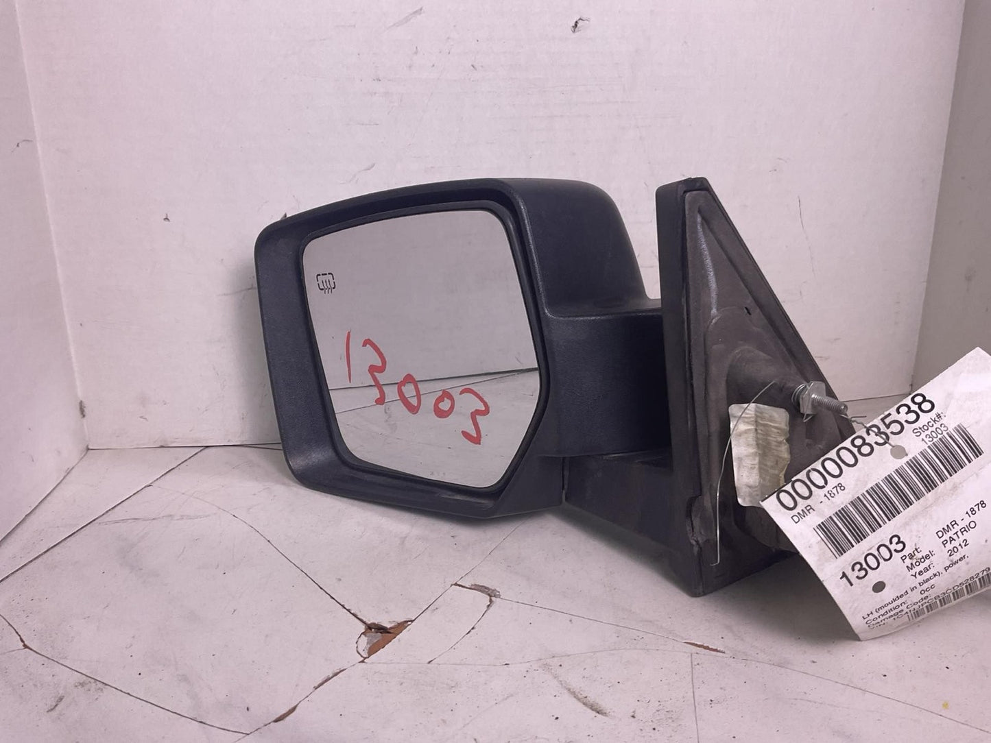Door Mirror JEEP PATRIOT Left 07 08 09 10 11 12 13 14 15 16 170