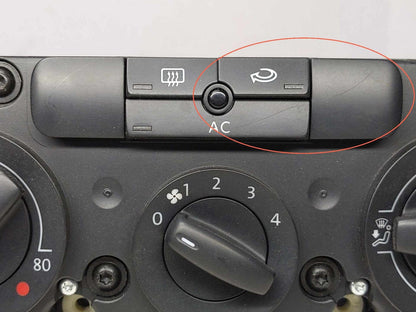 Heater A/c Control JETTA EXCEPT GLI 05 06 07 086