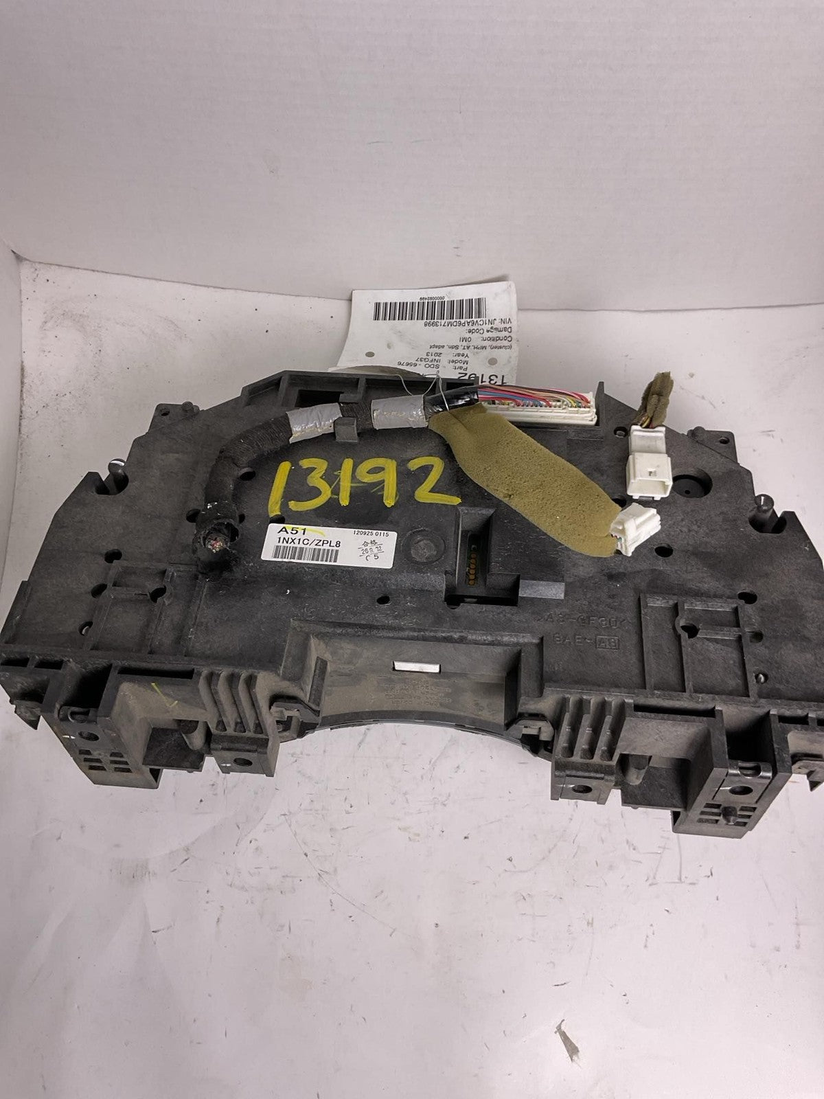 Speedometer INFINITI G37 11 12 131