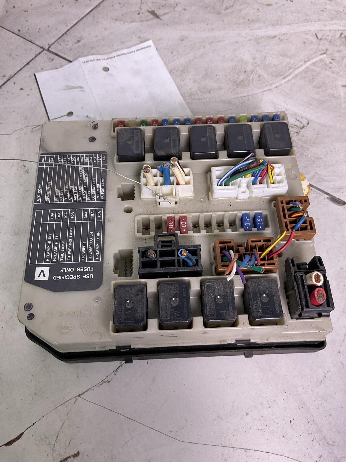 Engine Fuse Box NISSAN SENTRA 07 08 09 10 11 120