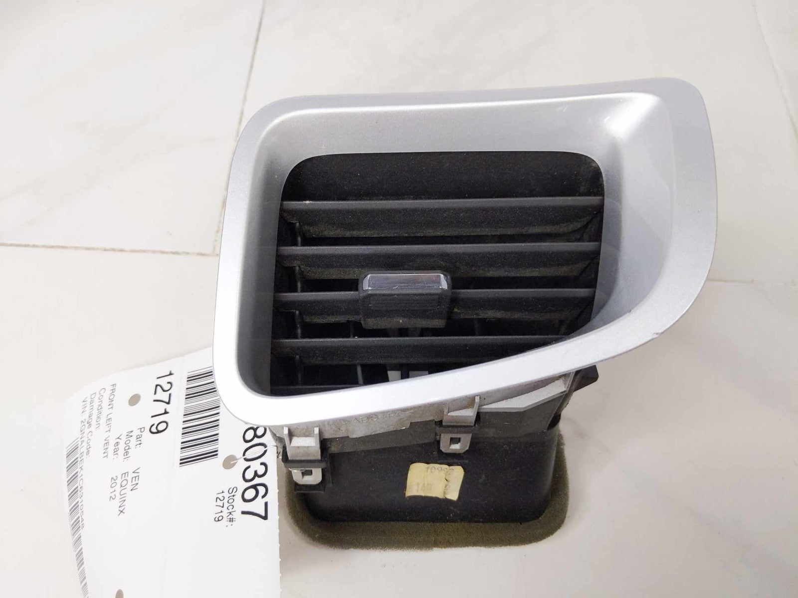 Air Cond./heater Vents CHEVY EQUINOX 120